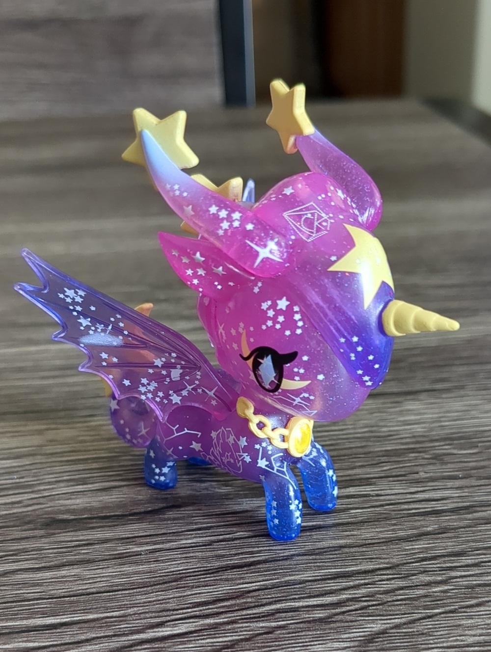 Starry Unicorn Dragon Kids Toy - Purple & Pink Collectibles